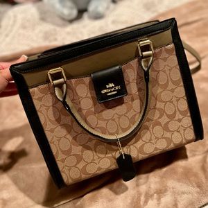 Coach On The Go + Small Cosmetic Bag